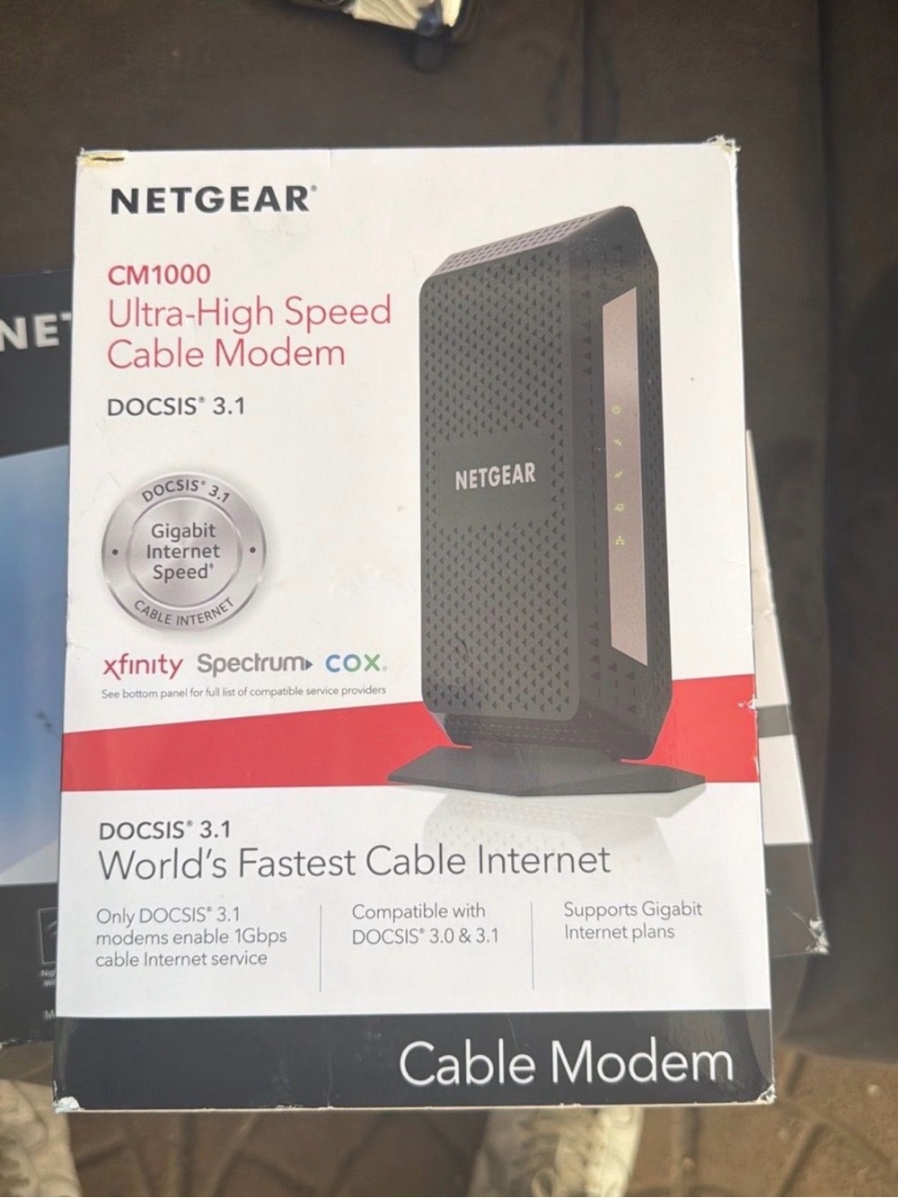 NETGEAR CM1000 Ultra High-Speed Cable Modem Docsis 3.1 OPEN BOX